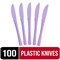 Party Solids 100 Pcs Disposable Utensils – Heavy Duty Plastic Cutlery Set – Premium Plastic Forks, Spoons or Knives for Parties, Events, Catering & Tableware Supplies by Exquisite